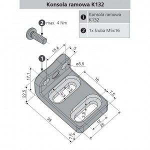 Konsola ramowa K132 do napędu KS4