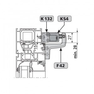 Konsola ramowa K132 do napędu KS4