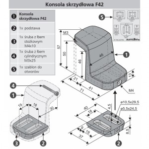 Konsola skrzydłowa F42 do napędu KS4
