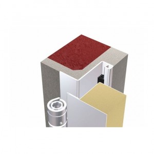 Drzwi EI-30 930x2000 mm z przeszkleniem 400x600 mm DOMOFERM