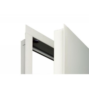 Drzwi EI-60 930x2000 mm z przeszkleniem okrągłym 400 mm DOMOFERM