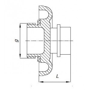 Pokrywa nasady 110 hydrantowa aluminiowa
