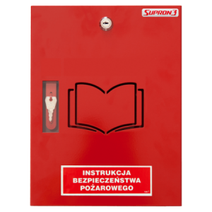 Szafka na Instrukcję Bezpieczeństwa Pożarowego