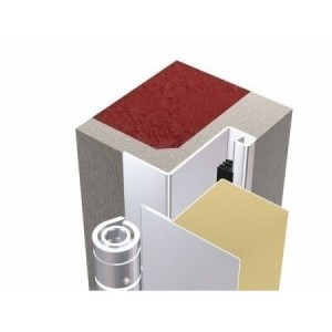 Drzwi EI-60 930x2000 mm z przeszkleniem 360x1160 mm DOMOFERM