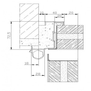 Drzwi EI-60 1300x2000 mm TURIA