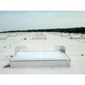 Klapa dymowa "FIRE" 1300x1400mm z napędem 24V