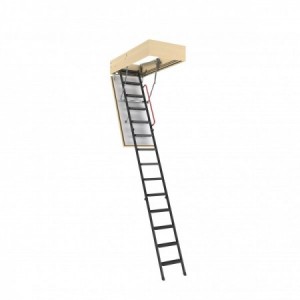 Schody EI-60 600x1440 mm z drabinką metalową do wysokości 360cm