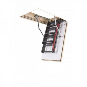 Schody EI-60 600x1440 mm z drabinką metalową do wysokości 360cm