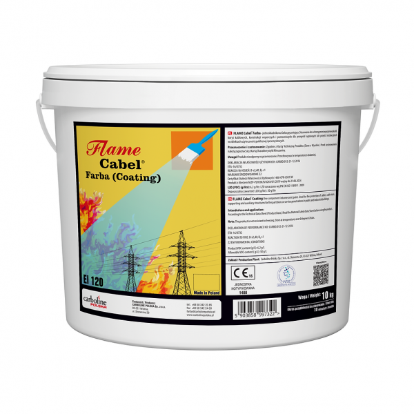 FLAME CABEL FARBA - pojemnik 10kg FLAME CABEL FARBA - pojemnik 10kg