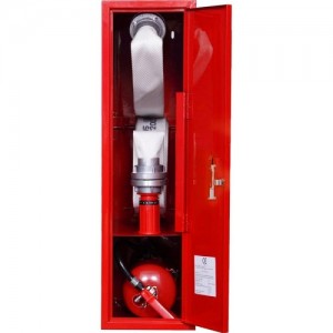 Hydrant wnękowy 52/15m wykonanie boczne z miejscem na gaśnicę