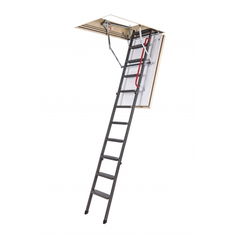 Schody EI-60 600x1440 mm z drabinką metalową do wysokości 360cm