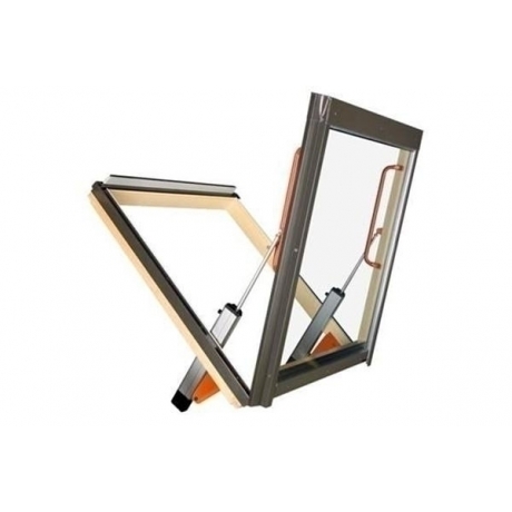 Okno oddymiające FSP P1 1340x980 mm z kołnierzem uszczelniającym