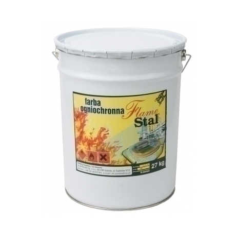 FLAME STAL Fire Proof Solvent farba ogniochronna, opak. 20l
